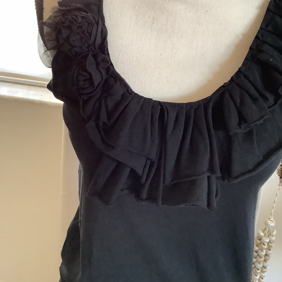 J.CREW BLACK SCOOP TANK TOP - Picture 4 of 6